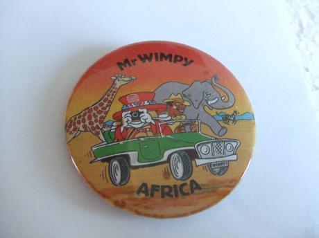 Afrika wilde dieren Mr Wimpy olifant, giraf